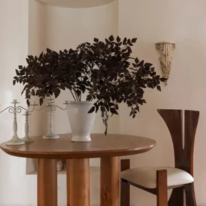 35' | 6pcs Artificial Aster Plant With Dark Brown Leaves