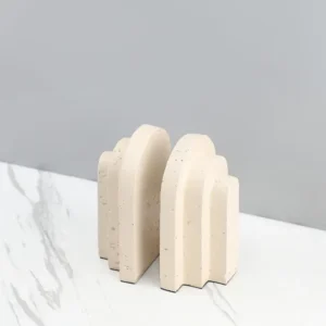 Layered Arch Rock Texture Bookends