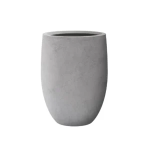 16.54'' H | Grey Ceramic Planter
