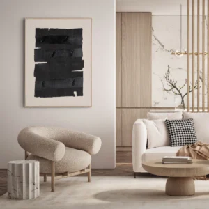 Guided Echoes Minimal Abstract Art | 48x36