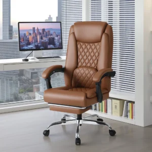 Ulysses Ergonomic Reclining Office Chair | Brown