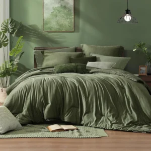 Savor Green Luxe Comfort Bedding Collection