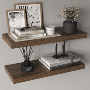 31.5" x 9.8" Wood Floating Shelf | Set of 2