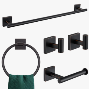 RM 2 BATH | Oil Rubbed Bronze Bathroom Accessory Set