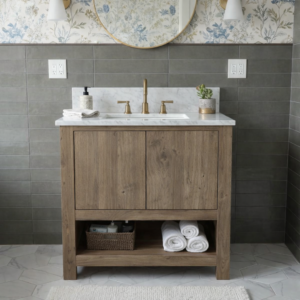 Custom 28" Vanity | Northeastern White Pine