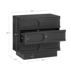 Black Nightstands | Set of 2 | Assembly On Site Included