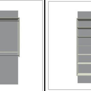Custom Closet 1 + Custom Closet 2 | With LED lights