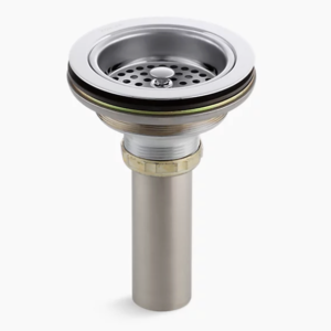 Duostrainer® Sink drain and strainer with tailpiece