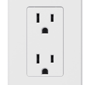 Decorator Electrical Wall Receptacle With Wall Plate | 10 Pack